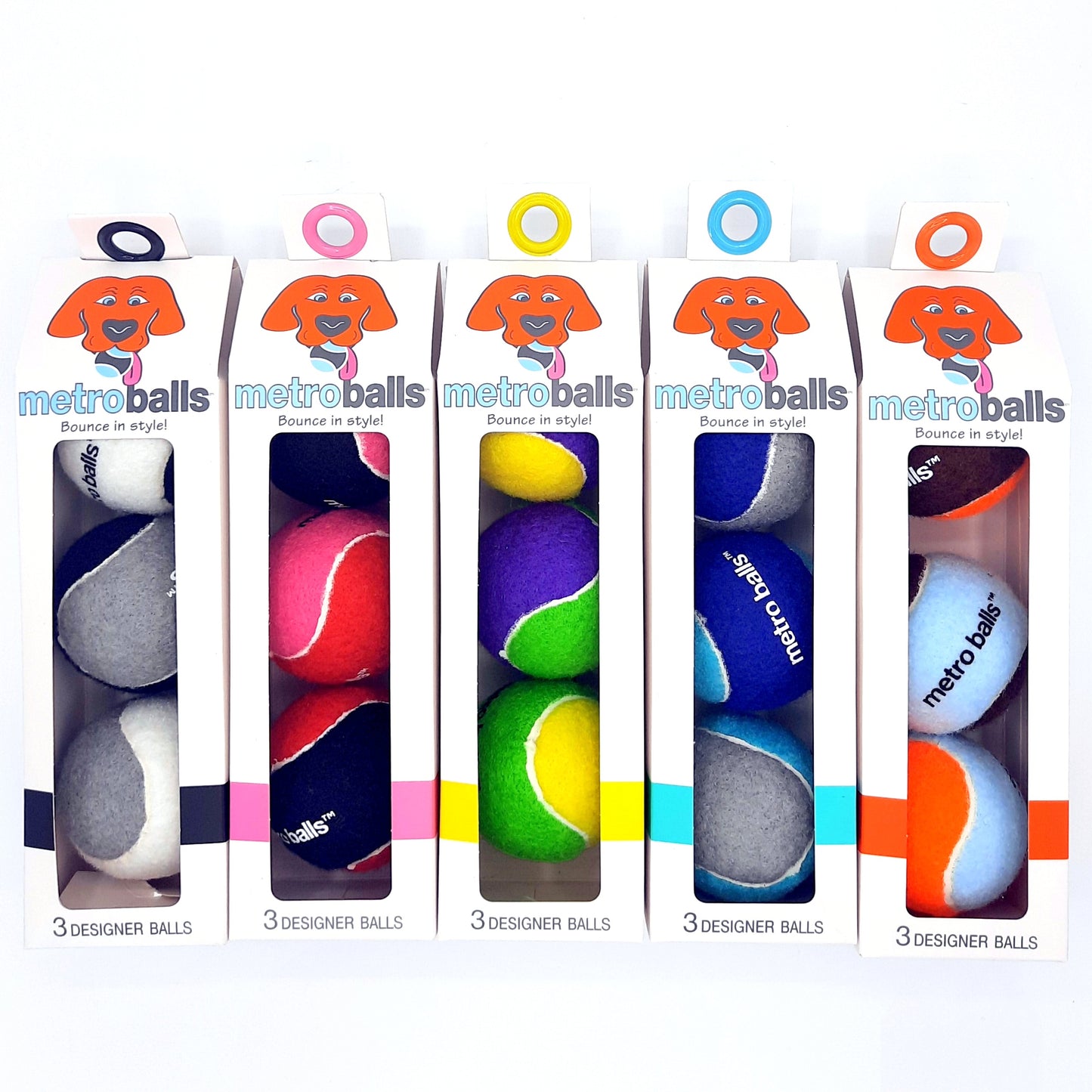 Metroballs Tennisbälle, 3er Set